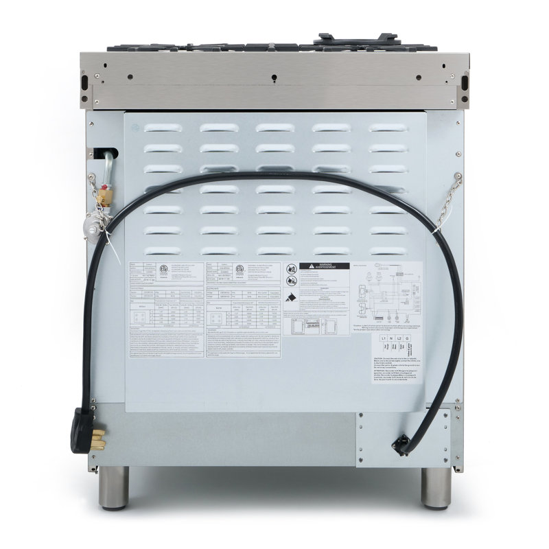 Cosmo DFR Series 30" 3.9 Cubic Feet Dual Fuel Freestanding Convection